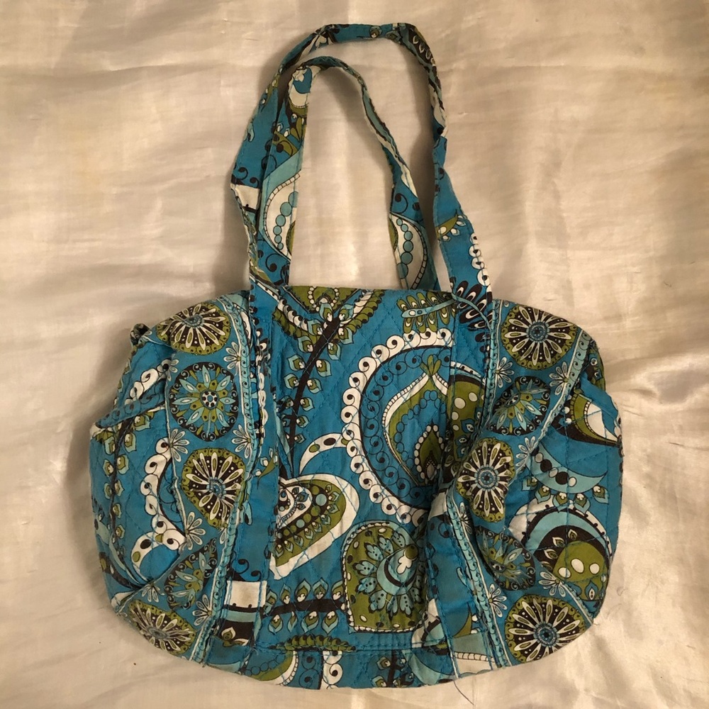 PAISLEY Green Brown Blue Mini Bag